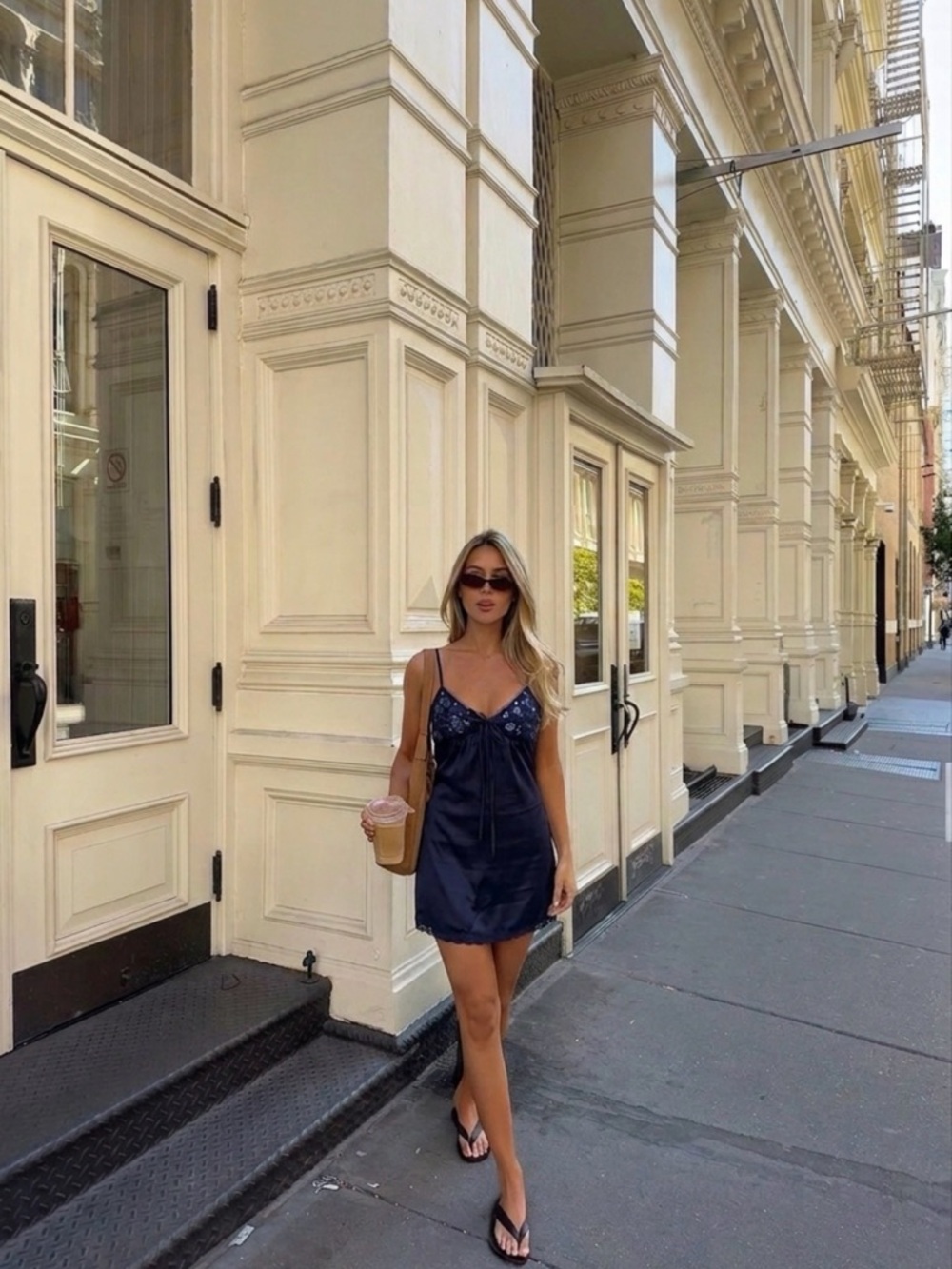 NWT wild fable Sequin Navy Blue Satin Dress